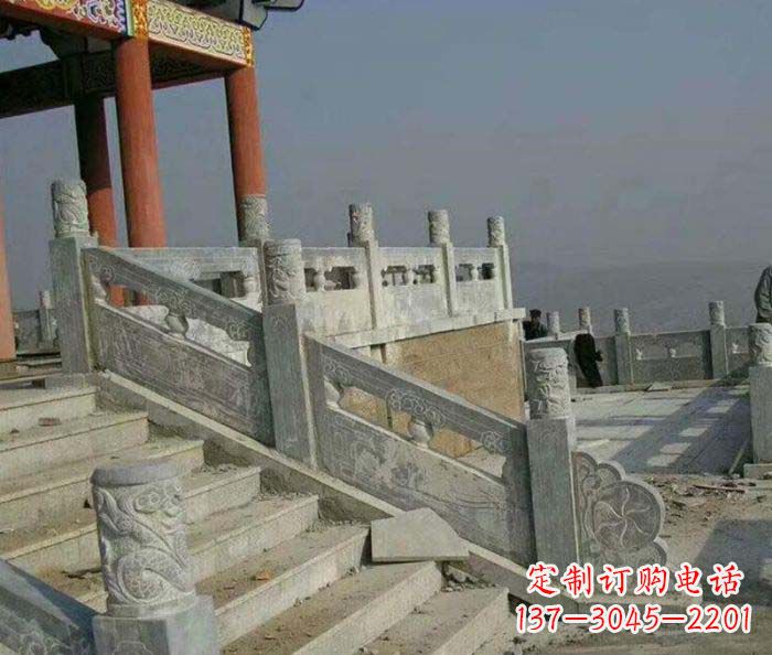 河南园林景观仿古石雕栏板