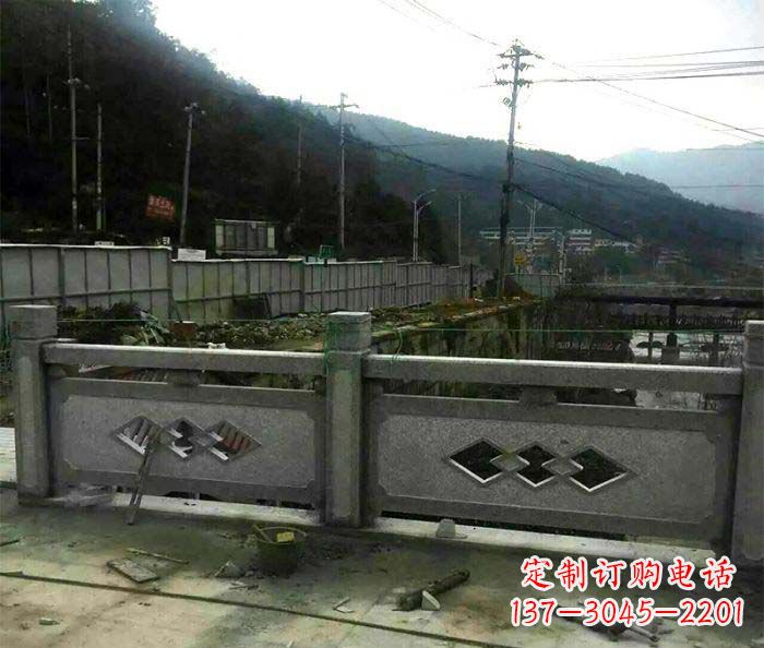 河南园林景观仿古石浮雕栏板 (2)
