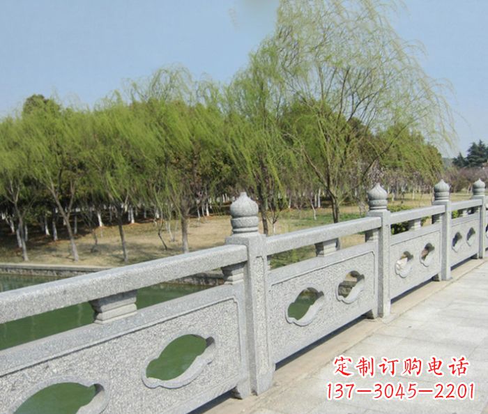 河南园林景观真山桥石雕栏板