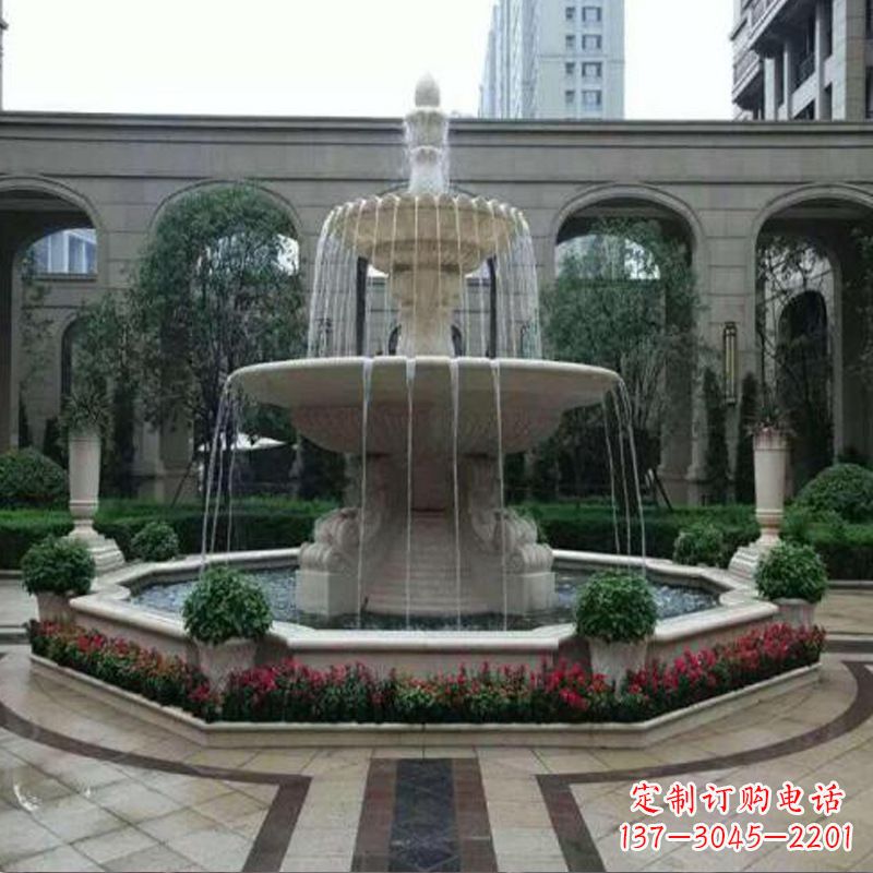 河南园林石雕喷泉雕塑