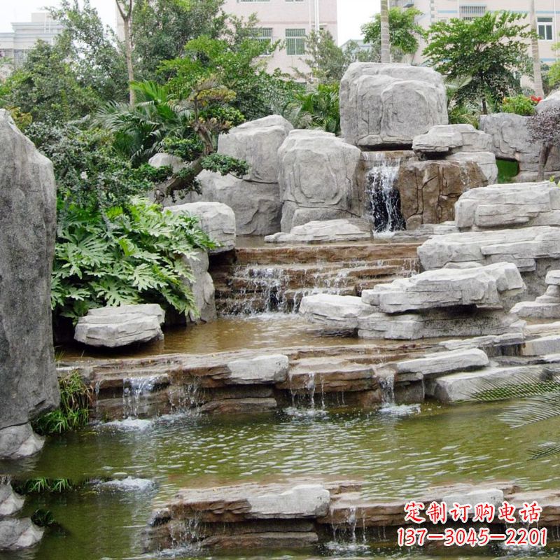 河南园林石头假山流水