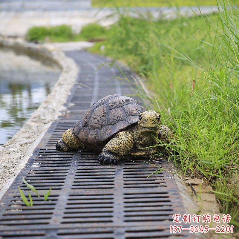 河南园林水景动物仿真乌龟雕塑