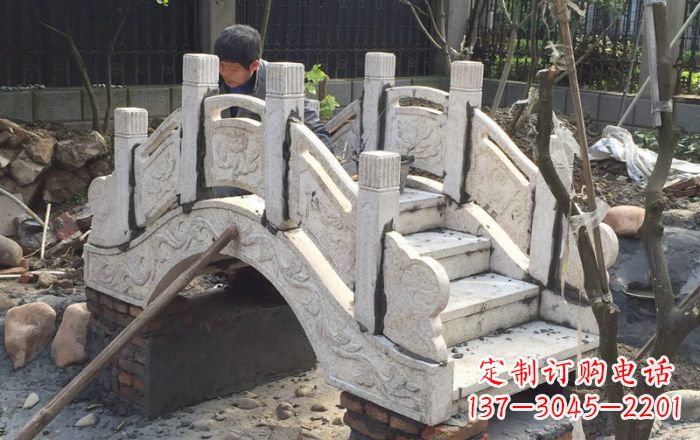河南园林小型石拱桥 (2)