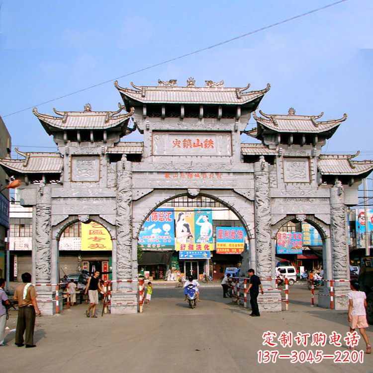 河南张艺石雕牌坊