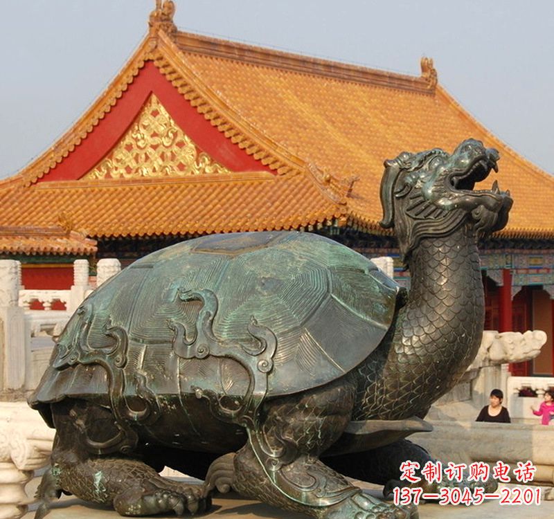 河南招财龙龟铜雕塑