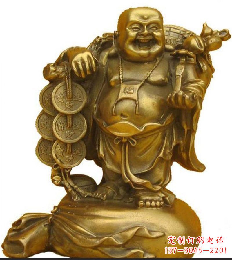 河南招财弥勒佛铜雕
