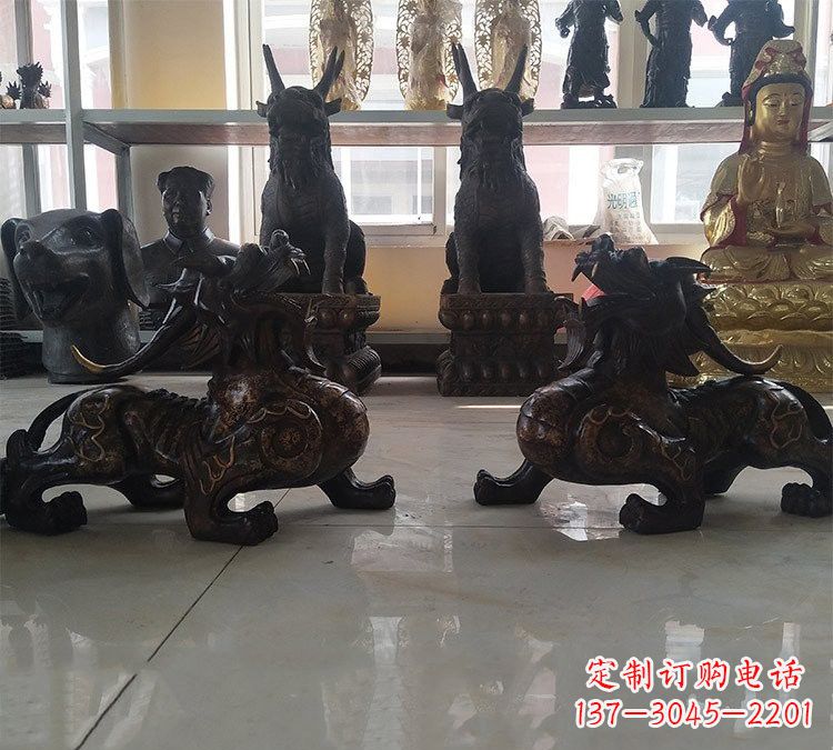 河南招财辟邪貔貅铜雕