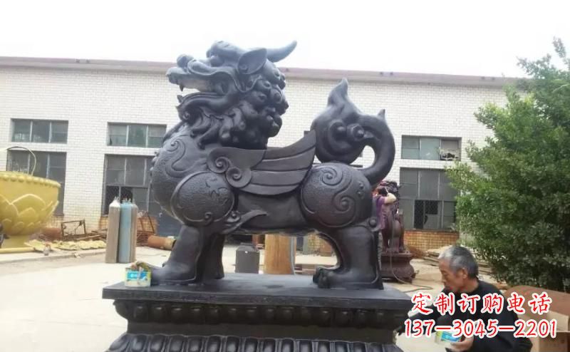 河南招财神兽貔貅铜雕