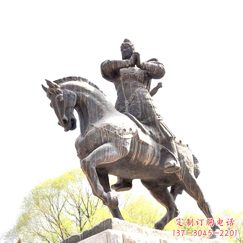 河南中国历史名人民族英雄霍去病铜雕塑