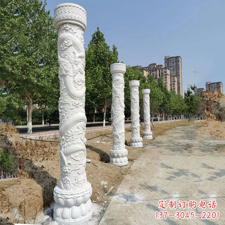 河南中国龙柱雕刻