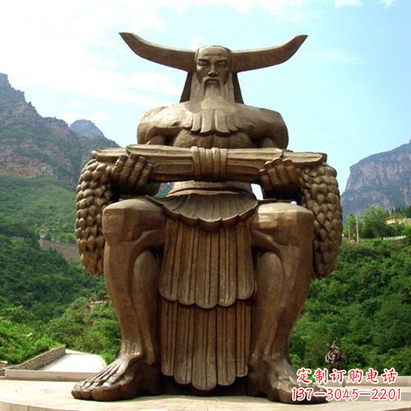 河南中华民族人文初祖五榖神农大帝大型景观雕塑