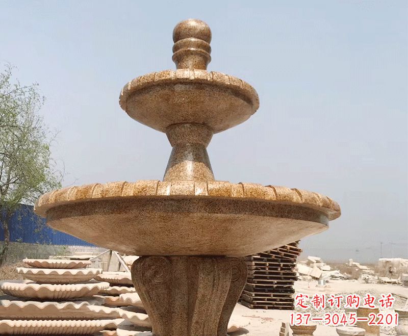 河南中式石雕喷泉