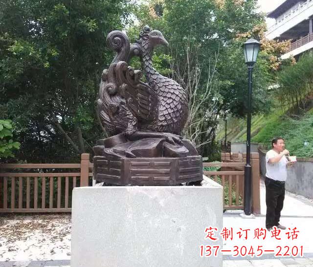 河南朱雀神兽雕塑