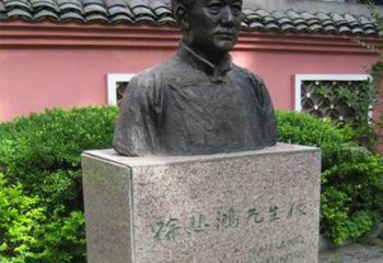 河南徐悲鸿铜雕半身像雕塑
