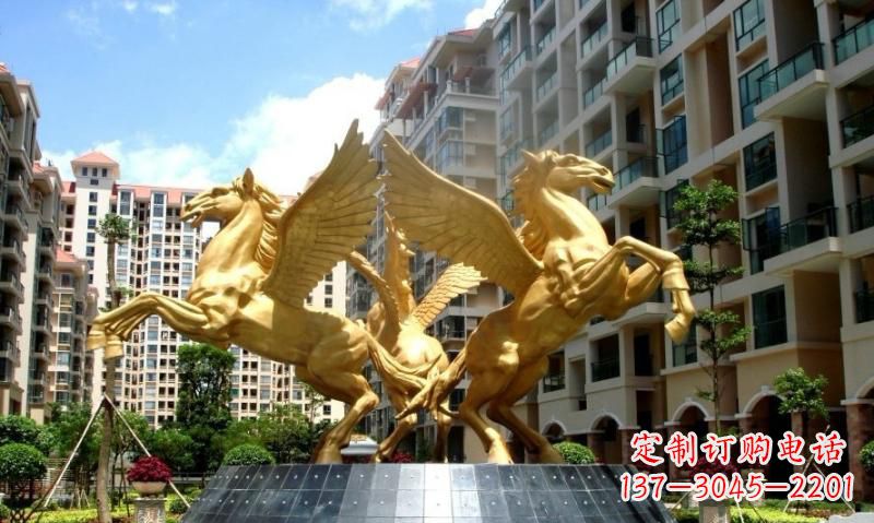 河南铸铜飞马雕塑