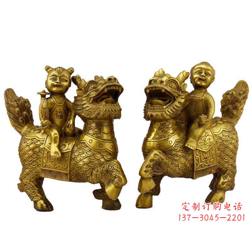 河南铸铜福禄麒麟