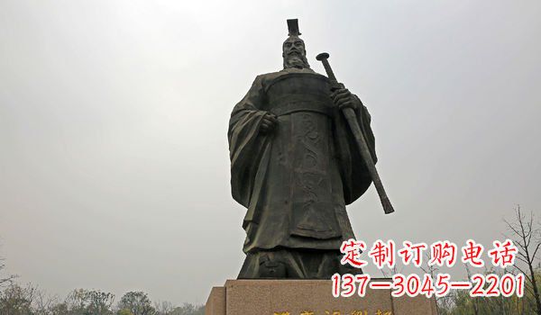 河南铸铜刘邦雕塑