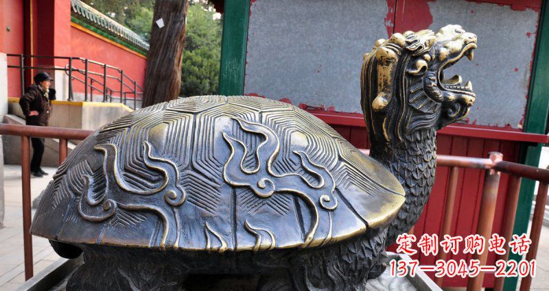 河南铸铜龙龟神兽铜雕
