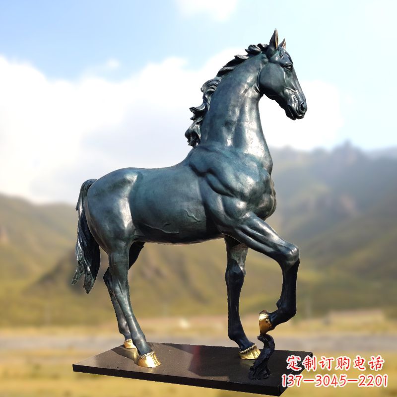 河南铸铜马铜雕塑