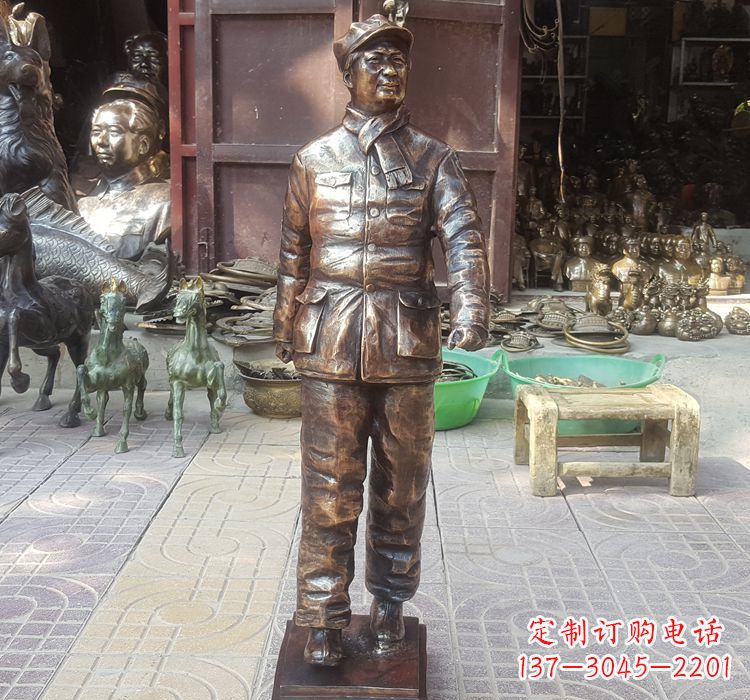 河南铸铜青年时期毛主席