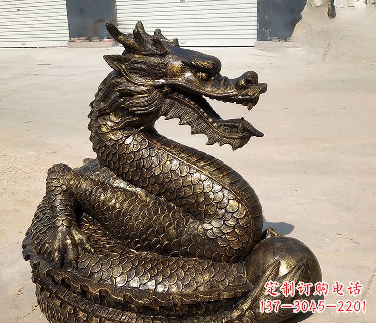 河南铸铜神龙雕塑